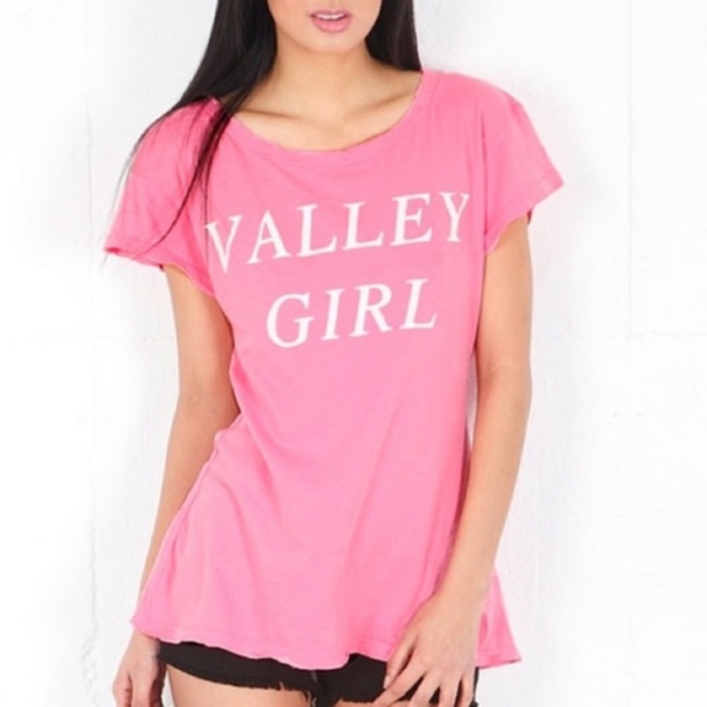 Wildfox Pink Valley Girl Top